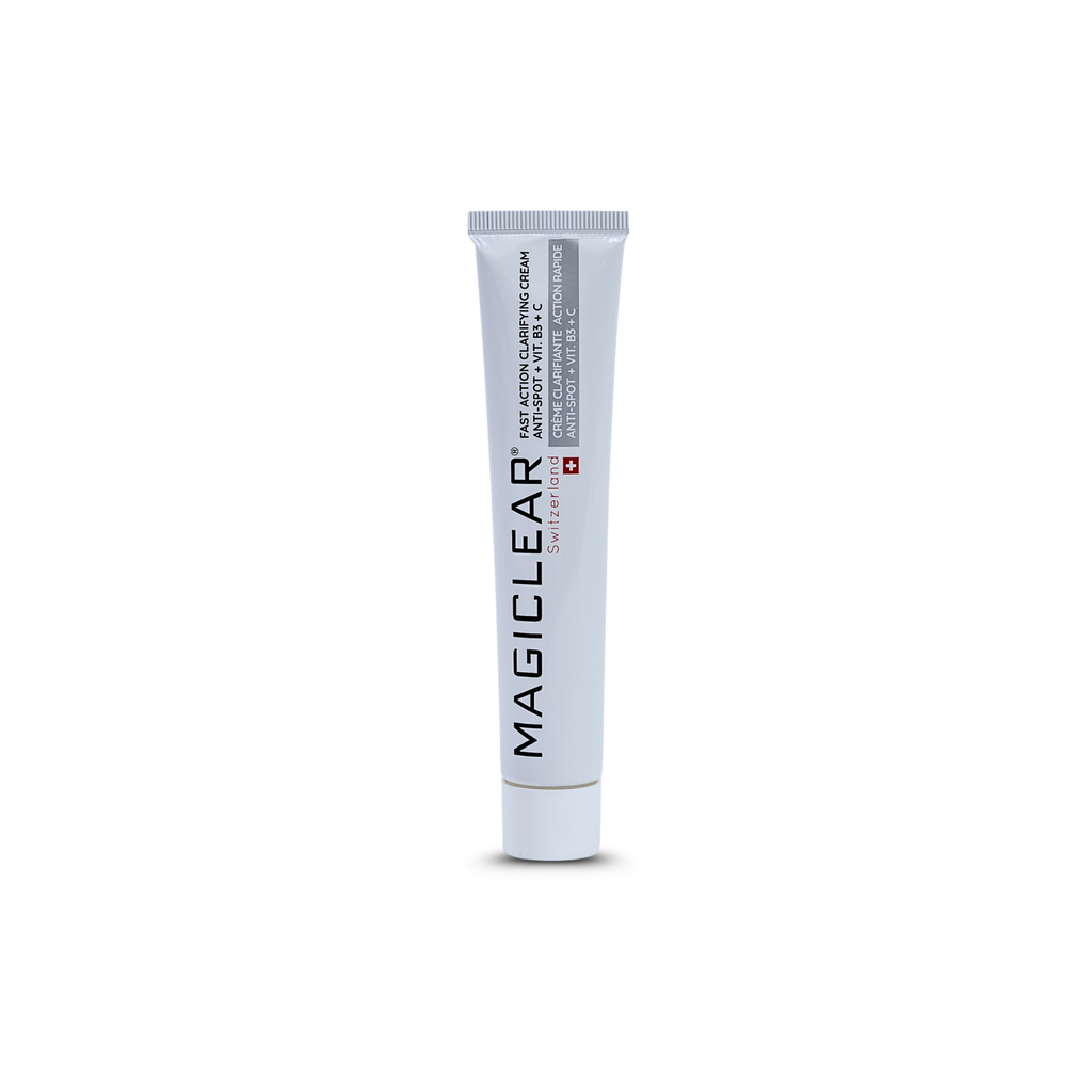 Magiclear creme clarifiante action rapide Suisse, soin visage anti-taches, unifie le teint, RivieraCosmedics France