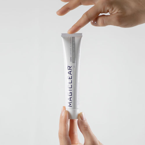 Creme clarifiante Magiclear Suisse action rapide, aide a attenuer taches brunes et illuminer la peau, disponible en France