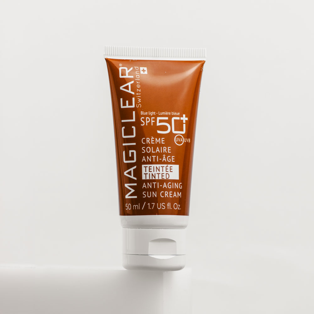 Pack duo solaire Magiclear Suisse invisible + teintee, protection UV et correction teint, produits suisses en France